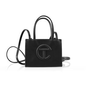 TELFAR BLACK SMALL SHOPPING BAG